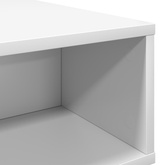 Stolik kawowy Biały 100 x 46 x 35 cm Drewno inżynieryjne