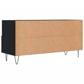 vidaXL Szafka pod TV, czarna, 102x36x50 cm, materiał drewnopochodny model standard