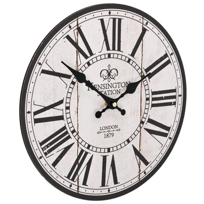 vidaXL Zegar ścienny vintage London, 30 cm