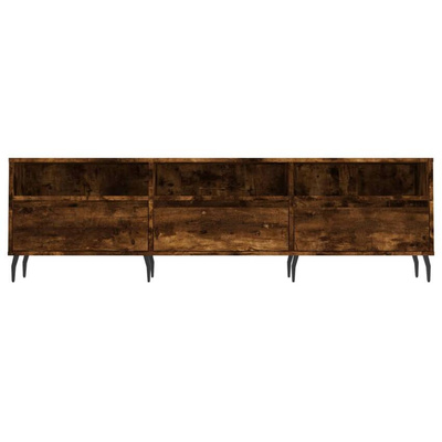 vidaXL Szafka pod TV, przydymiony dąb, 150x30x44,5 cm model standard