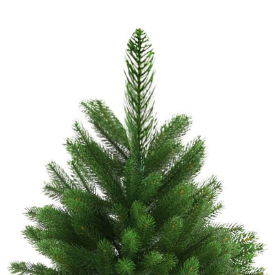 Sztuczna choinka z lampkami i bombkami, 240 cm, zielona vidaXL