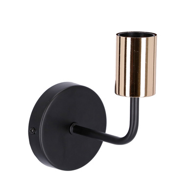 Kinkiet czarny metalowy pojedynczy bez klosza Spill Candellux 21-56528