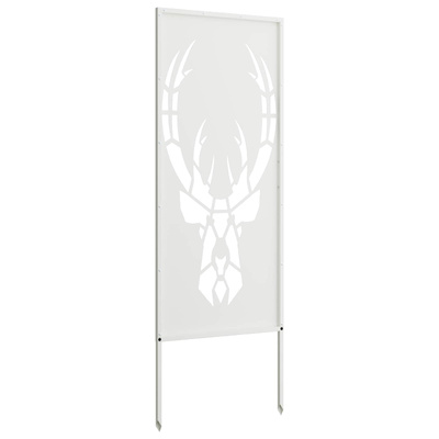 Ekran zapewniający prywatność w ogrodzie Biały 50 x 140 cm
