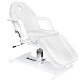 Fotel kosmetyczny hyd. Basic 210 biały 126503