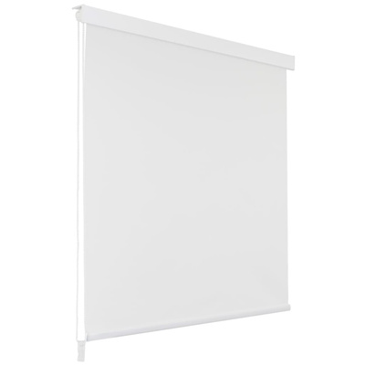 vidaXL Roleta prysznicowa 140 x 240 cm, biała