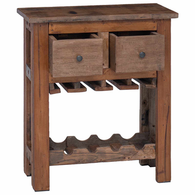 Szafkowy Brązowy 60 x 30 x 70 cm Lite Drewno Recyklingowe