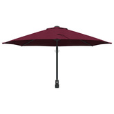 Parasolka ogrodowa Bordeaux Czerwony 248 x 248 x 148 cm