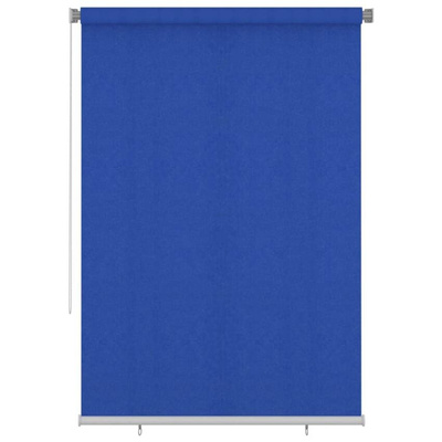 vidaXL Roleta zewnętrzna, 160x230 cm, niebieska, HDPE