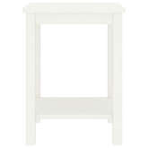 Szafka nocna, biała, 35x30x47 cm, drewno sosnowe