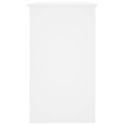 vidaXL Biurko, białe, 90x45x76 cm, materiał drewnopochodny