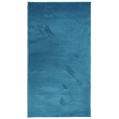 vidaXL Dywan OVIEDO z krótkim włosiem, turkusowy, 80x150 cm