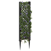 Trellis z gwoździem antracytowy 43 x 6 x 165 cm PP