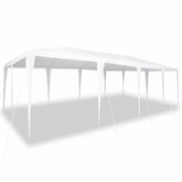 Namiot Imprezowy Biały 800 x 400 x 266 cm Polietylen i Stal