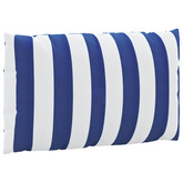 vidaXL Poduszki na palety, 2 szt., niebiesko-białe paski, Oxford