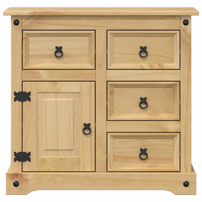 Komoda Corona, 87x40x76 cm, lite drewno sosnowe