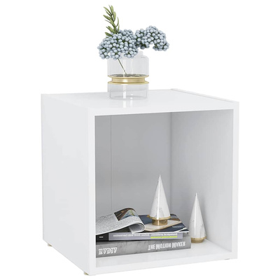 Szafki pod TV 2 szt., białe 37x35x37 cm materiał drewnopochodny