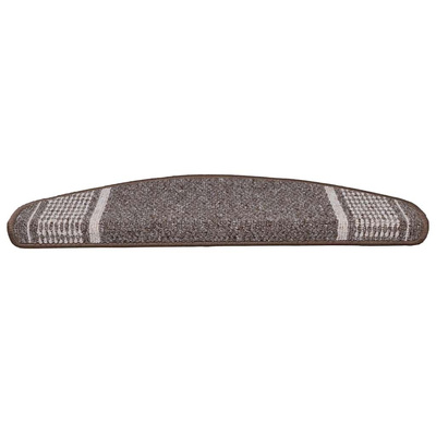 Samoprzylepne maty na schody 15 pcs Brązowy 65 x 21 x 4 cm