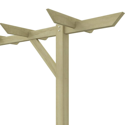 Pergola ogrodowa, 205 x 40 x 203 cm, drewno