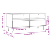 vidaXL Szafka pod TV, szarość betonu, 100x34,5x44,5 cm wariant 4