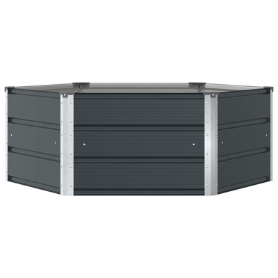Donica Antracyt 129 x 129 x 45 cm Stal