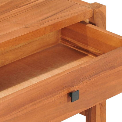 vidaXL Szafka pod TV z szufladami, 120x40x45 cm, lite drewno tekowe