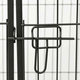 Kojec dla szczeniąt, stalowy, 91,5x59x61 cm