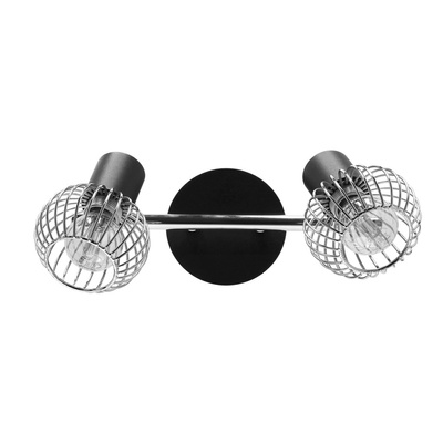 Lampa ścienna candellux oslo 92-61843 listwa e14 czarny/chrom