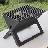 Grill na świeżym powietrzu Czarny 46 x 31 x 31 cm Stal