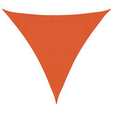 Żagiel przeciwsłoneczny, 160 g/m?, niebieski, 3,6x3,6x3,6 m