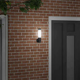Zewnętrzna lampa ścienna Czarny 12 x 8,5 x 29 cm