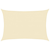 Żagiel przeciwsłoneczny, 160 g/m?, kremowy, 4x5 m, HDPE