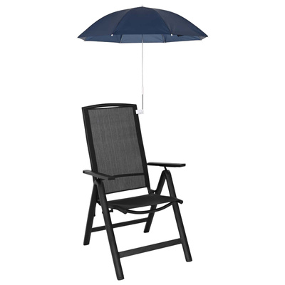 Parasol z Klamrą 2 pcs Granatowy ? 105 x 86 cm Poliester 170T