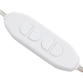 vidaXL Lustro z lampami LED, 60x30 cm, szklane, owalne