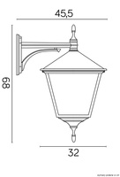Kinkiet zewnętrzny K 3012/1/BD KWG