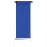 vidaXL Roleta zewnętrzna, 60x140 cm, niebieska, HDPE
