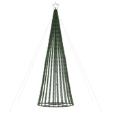 vidaXL Stożkowa choinka z lampek, 688 ciepłych białych LED, 300 cm