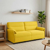 Sofa 100% poliester, metalowa rama, MDF, sklejka