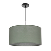 SHANTI lampa wisząca czarny 1x40 E27 abażur miętowy  31-38654
