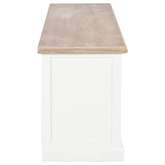 vidaXL Szafka pod TV, biała, 110x30x40 cm, materiał drewnopochodny