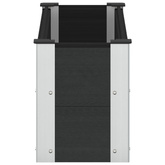Podniesiona rabata ogrodowa Czarny 100 x 30 x 36 cm