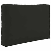 Poduszka do sofy na zewnątrz 3 pcs Czarny Poliester