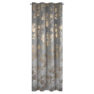 Zasłona Celia stalowa 140x250