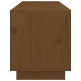 vidaXL Szafka pod TV, miodowy brąz, 105x34x40 cm, lite drewno sosnowe