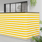 Ekran Prywatności Balkonowej 150 x 200 cm Tkanina z powłoką PU