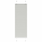 Roleta plisowana jasnoszara 45x100 cm Szerokość tkaniny 44,4 cm
