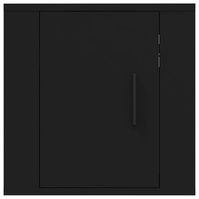 vidaXL Wiszące szafki telewizyjne, 2 szt., czarne, 40x34,5x40 cm