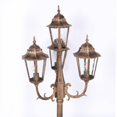 Lampa ogrodowa stojąca K-7006A2/4 CZARNY/ZŁOTY z serii LOZANA