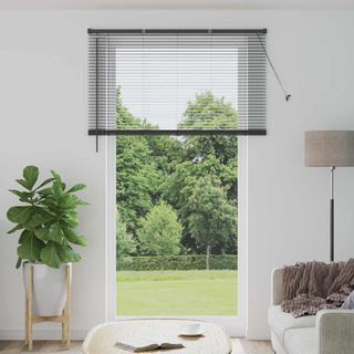 Żaluzja wenecka Srebrnoszary 213 x 160 cm 25 mm PVC