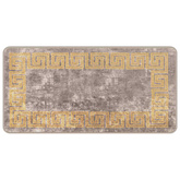 Chodnik dywanowy MARSA Szary 50 x 100 cm Poliester i PVC