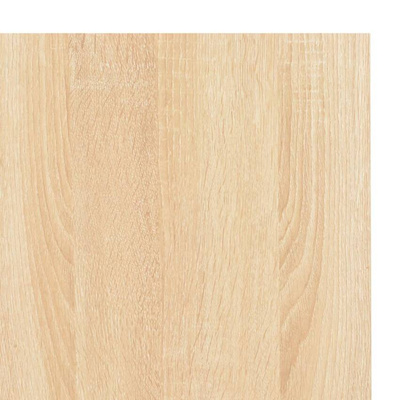 vidaXL Biurko komputerowe, czarne i dębowe, 120 x 60 x 138 cm